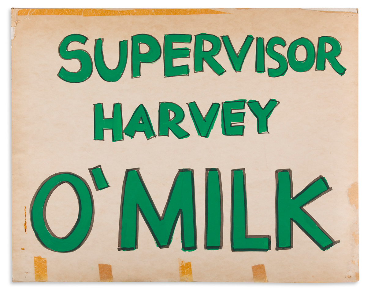 HARVEY MILK CIVIL RIGHTS ACADEMY Placards in honor of the schools supporter, Harvey Milk.